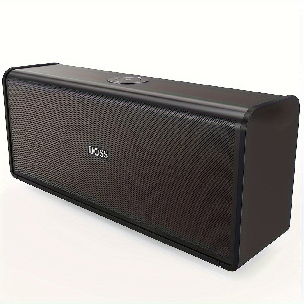 DOSS SoundBox XL Ultra 80W Wireless Home Speaker with Subwoofer, 2.1 Channel Sound System, 18-Hour, Wireless 5.3, -C, DSP Technology & Low Frequency, Compatible with Smartphones, Tablets, Laptops, Music Players - Modern Metal