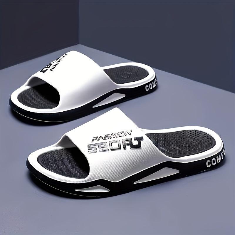 Men's & EVA Slippers - Open-Toe Non-Slip Slip- Indoor/Outdoor House, Lightweight & Arch Design, All-Season for Gym, Beach, - ///// - Casual & Training Footwear with Breathable EVA Material, Minimalist Style, and Versatile for