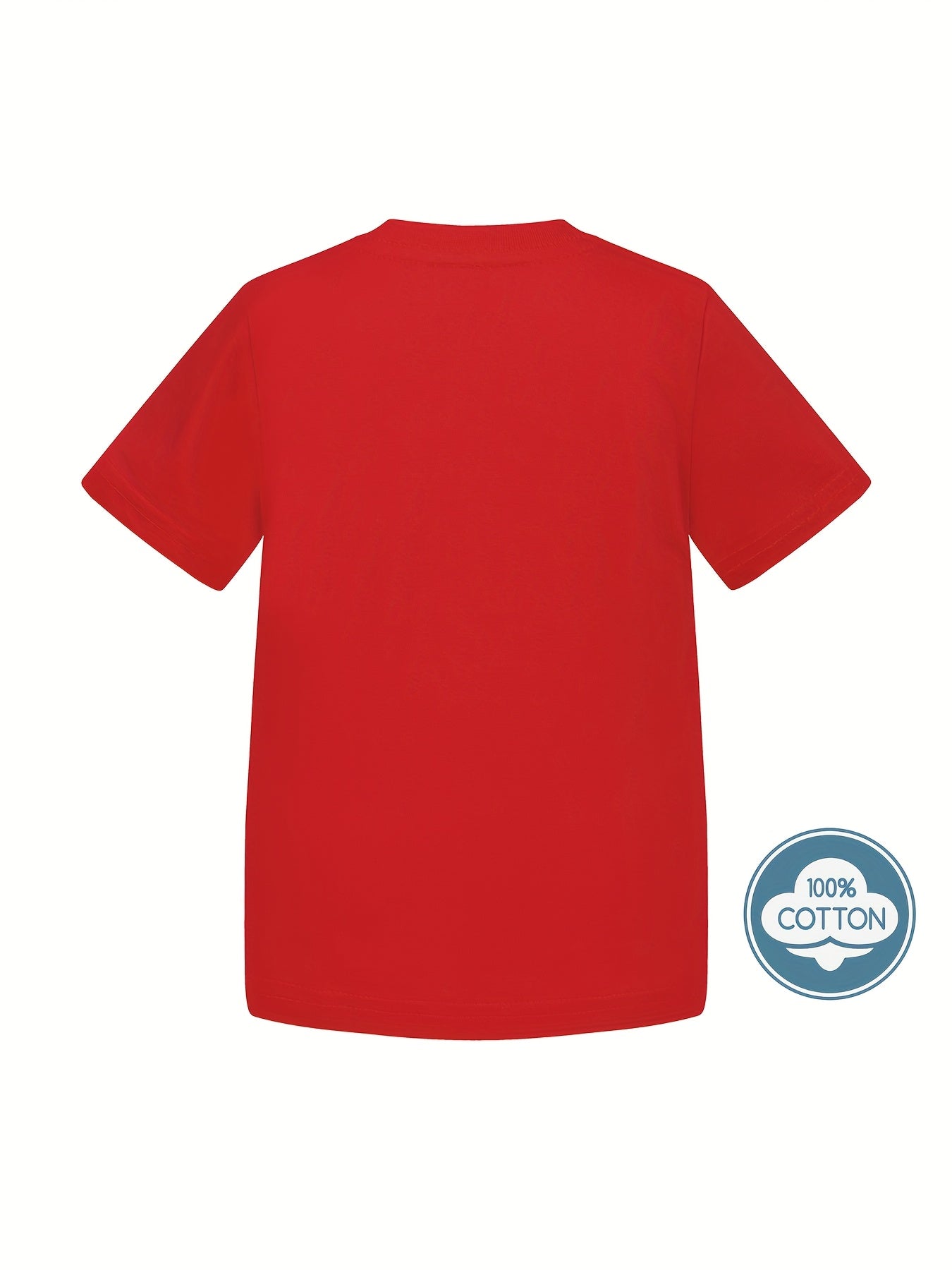 Kid's Solid Color T-shirt, Casual Short Sleeve Top, Boy's Tee For Summer