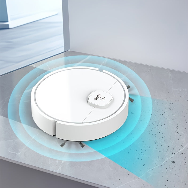 Smart Robot Vacuum and Mop Combo, USB Rechargeable, Strong Suction Power, 60-Minute Runtime, Slim & Quiet Design, Suitable for Pet Hair, Hard Floors & Daily Cleaning, Auto-Directional Mopping, Pet Hair Cleaner | Robotic Vacuu