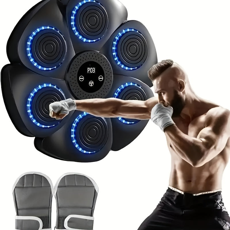 Home Adult Boxing Music Training Target Smart Bluetooth Music Boxing Machine Indoor Fitness Wall Target for Home Gym Boxing Sports Training