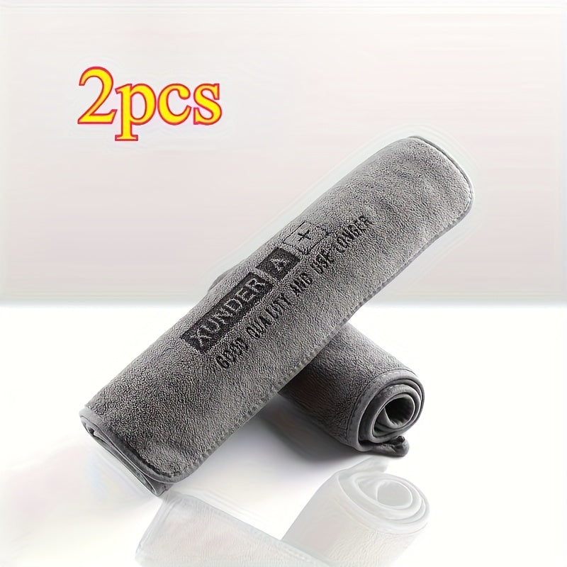 5/2pcs Luxury Microfiber Car Washing Towel, Soft Drying Cloth for Car Body with Double Layer of Thickened and Highly Absorbent Plush