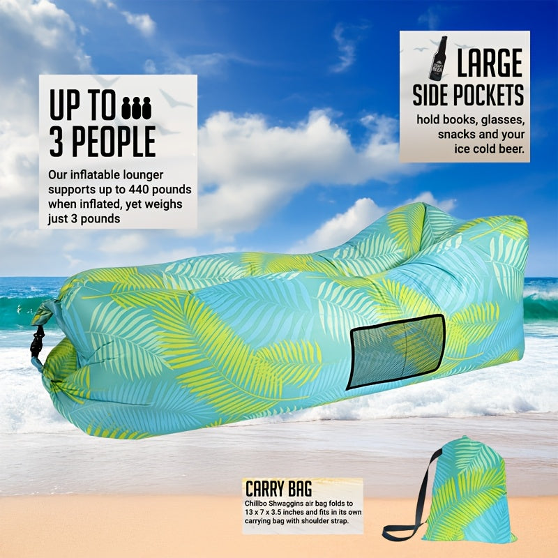 Inflatable Couch Cool Inflatable Chair. Upgrade Your Camping Accessories. Easy Setup is Perfect for Hiking Gear, Beach Chair and Music Festivals.