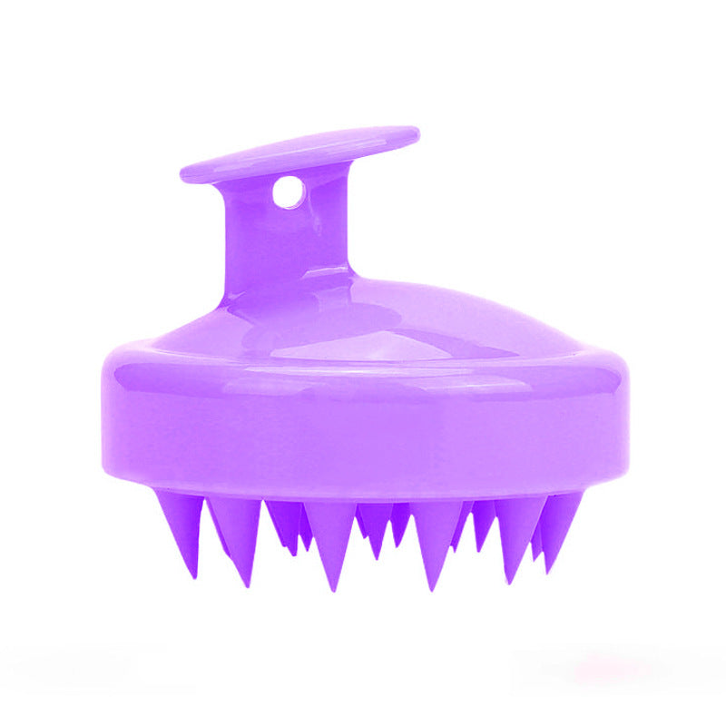 Soft Silicone Bristles Hair Care Head Brush - Massage & Exfoliate Your Scalp for a Healthy, Dandruff-Free Look!