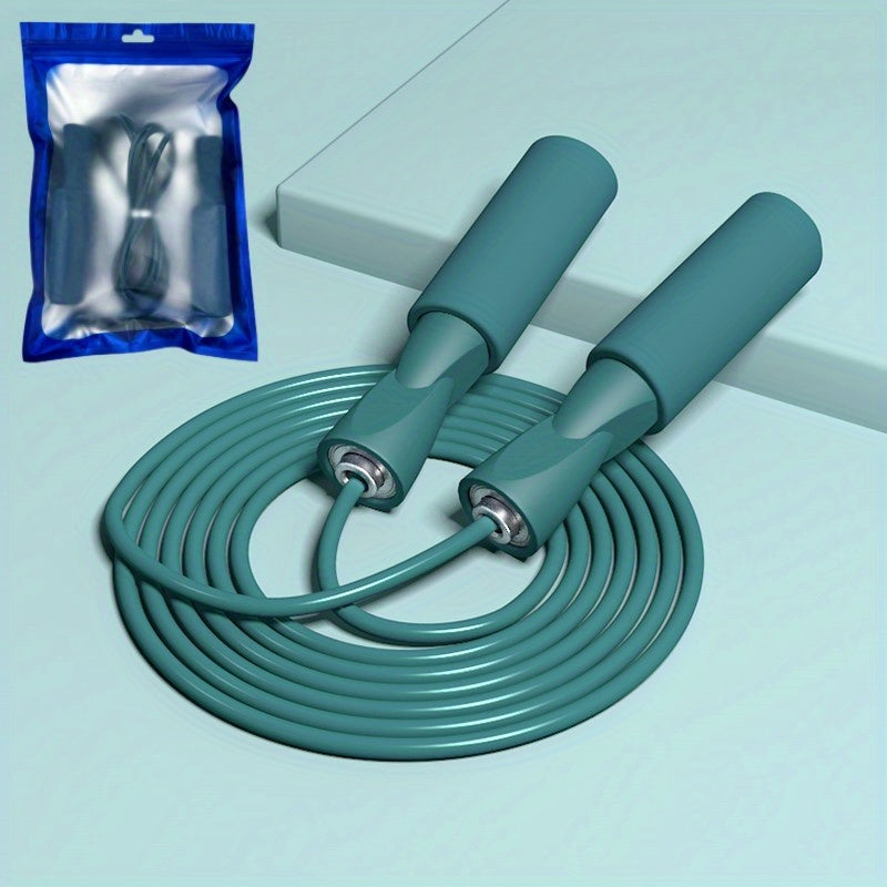 1pc Professional Steel Wire Jump Rope For Adults - Ideal For Indoor/Outdoor Sports, Fitness Training - Lightweight And Durable With Adjustable Length