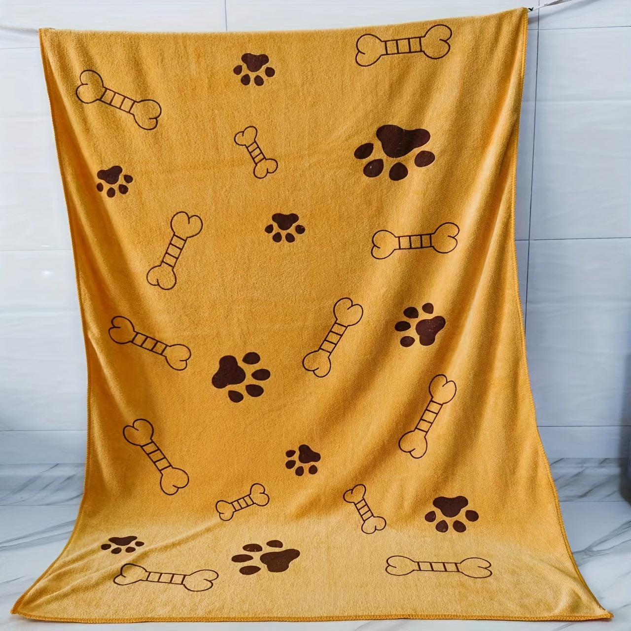 Ultra-Absorbent Microfiber Pet Bath Towel For Dogs & Cats, 69.85cm X 99.06cm, Lint-Free, Quick Dry