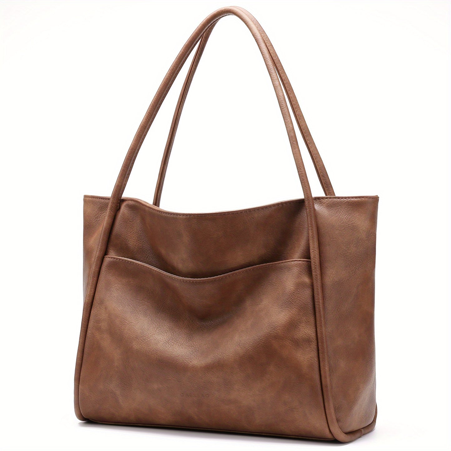 Vintage Light Brown Women's Tote Bag, Large Capacity Multi-Functional    for Daily Commute