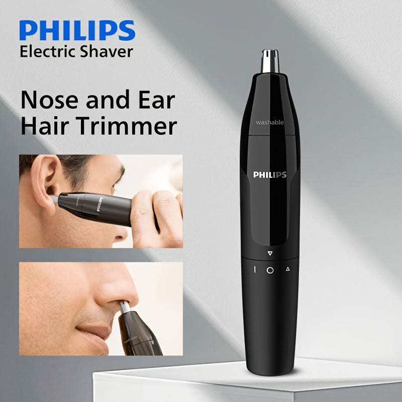 Philips Nose Trimmer Series 1000 NT1620 AA Battery Model (Batteries Not Included) Full Body Washable Automatic Shaver