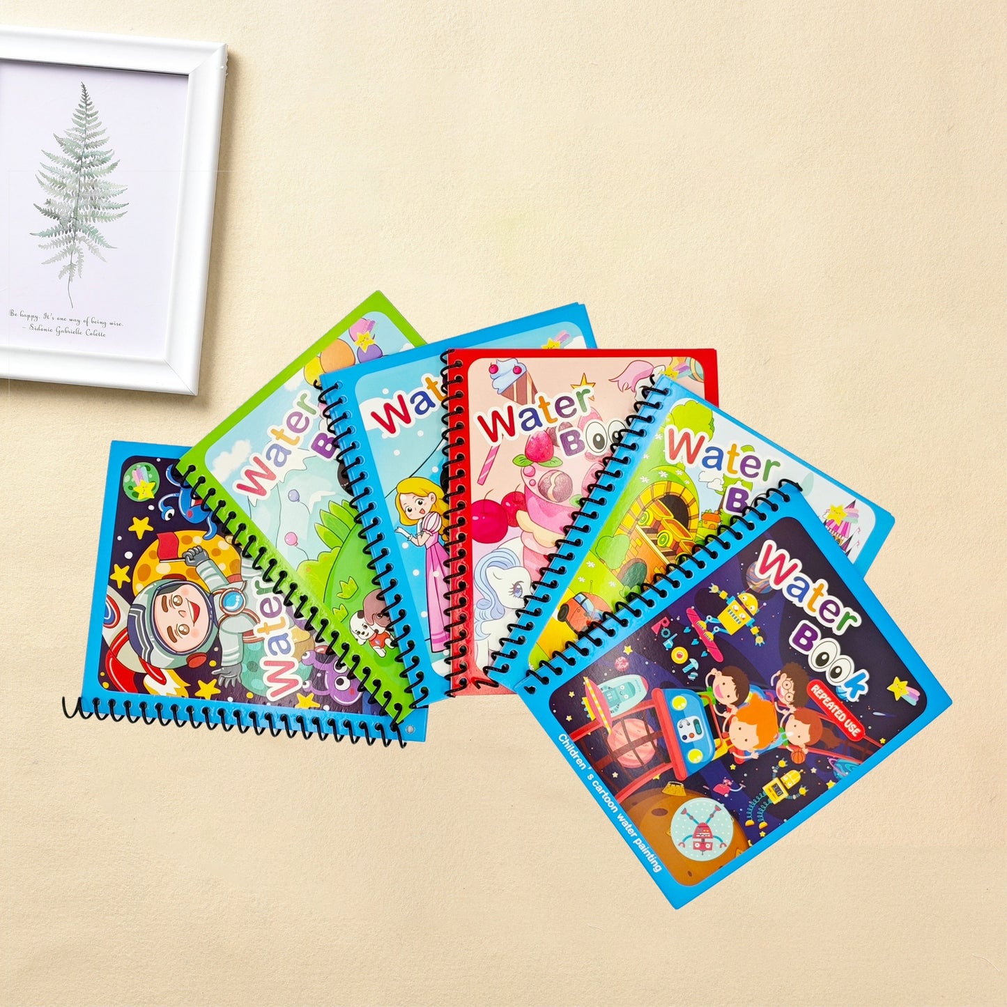 Watercolor Magic Book Toddler Reusable Painting Animal Cartoon Coloring Book Boys Girls Educational Learning Toys Gifts Christmas, Thanksgiving, New Year's Gifts Easter Gift