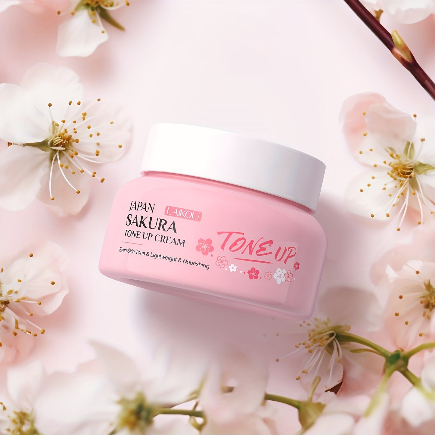 Toning Cream 60g, Plant Extract, Niacinamide Primer, Even Skin Tone, Long Lasting, Natural Look Tone Up Cream