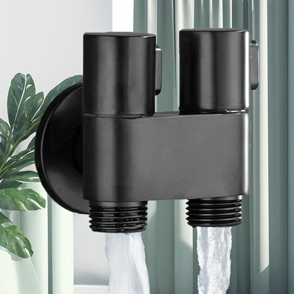 Square Dual-Mode Spray Gun with Mini Scratch-Resistant Stainless Steel Stand, Two Water Flow Options