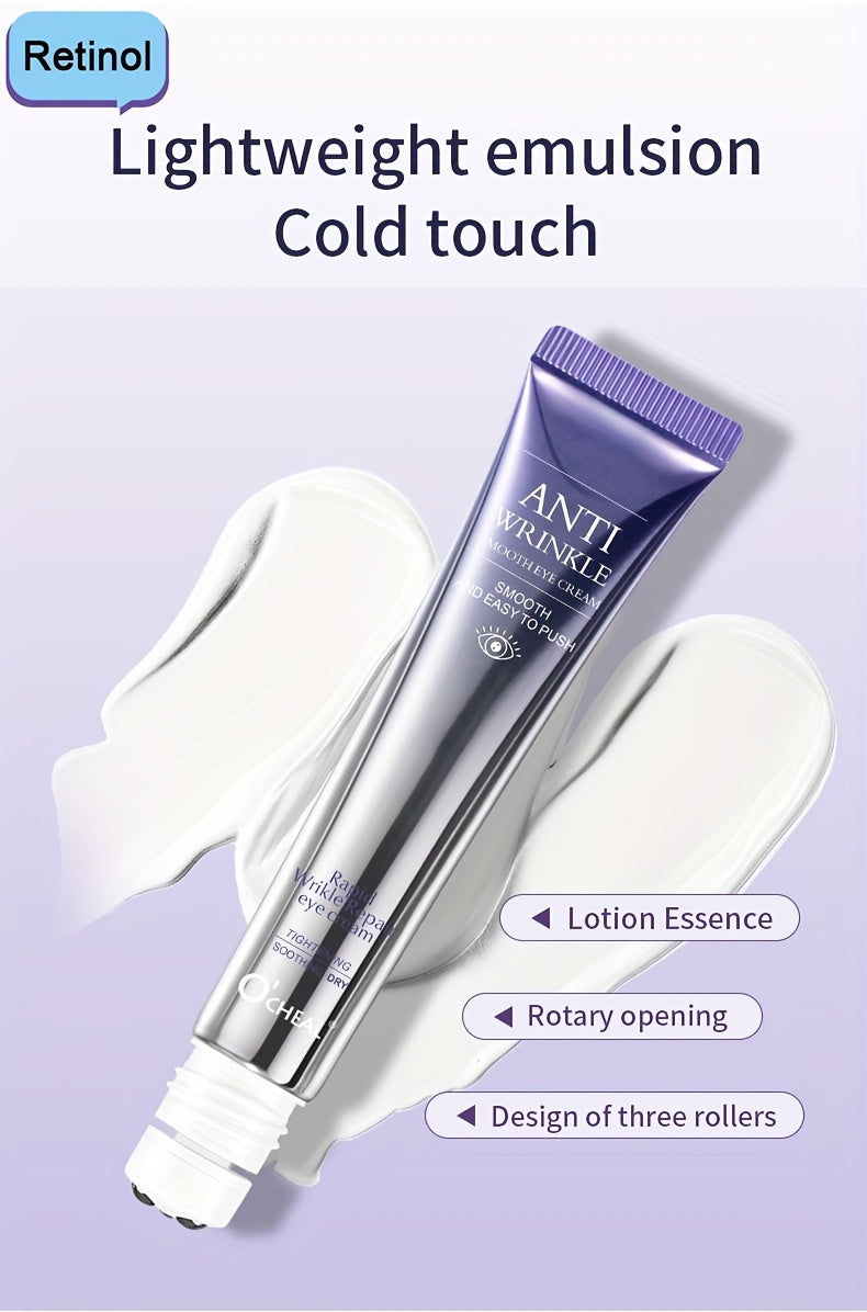 Smoothes Winkles Rolling Eye Cream, Firming And Tightening Skin Eye Essence, Eye Care Cream