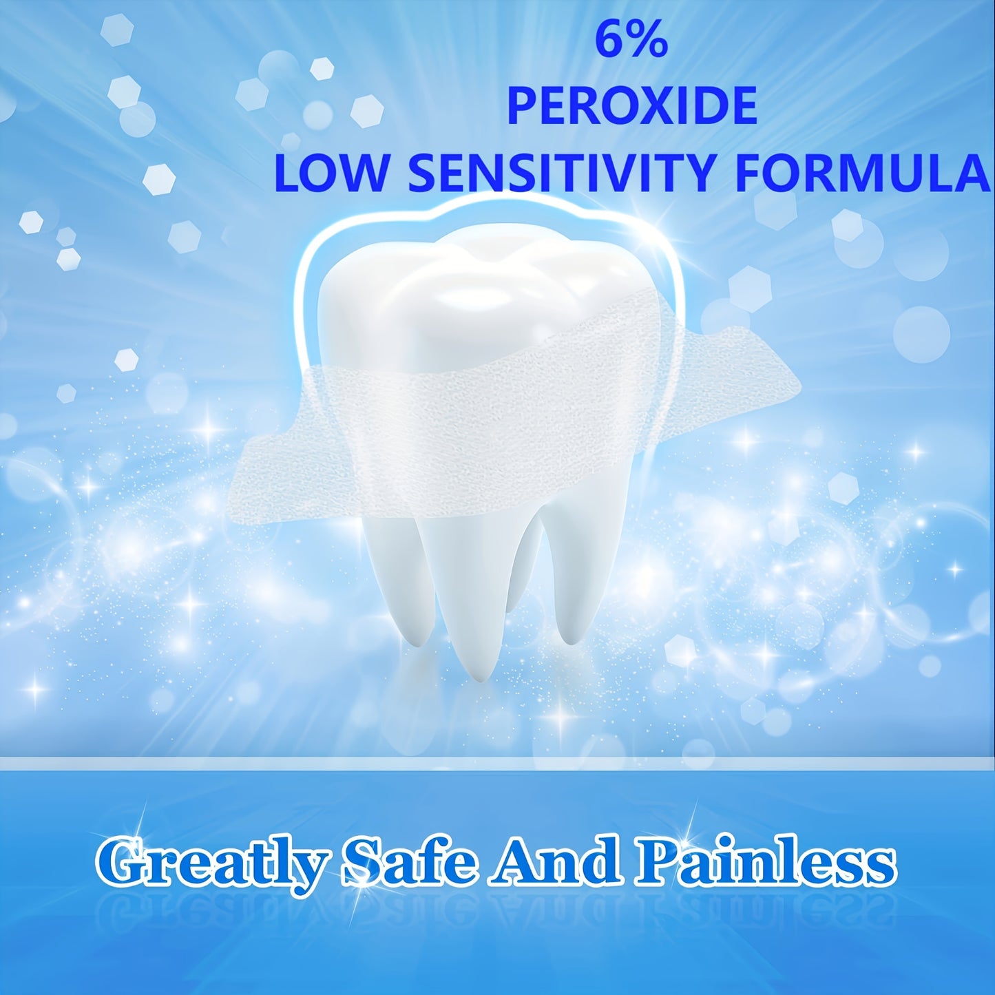 Teeth Whitening Strips - Comfortable Ultra-Thin Design, Easy Application