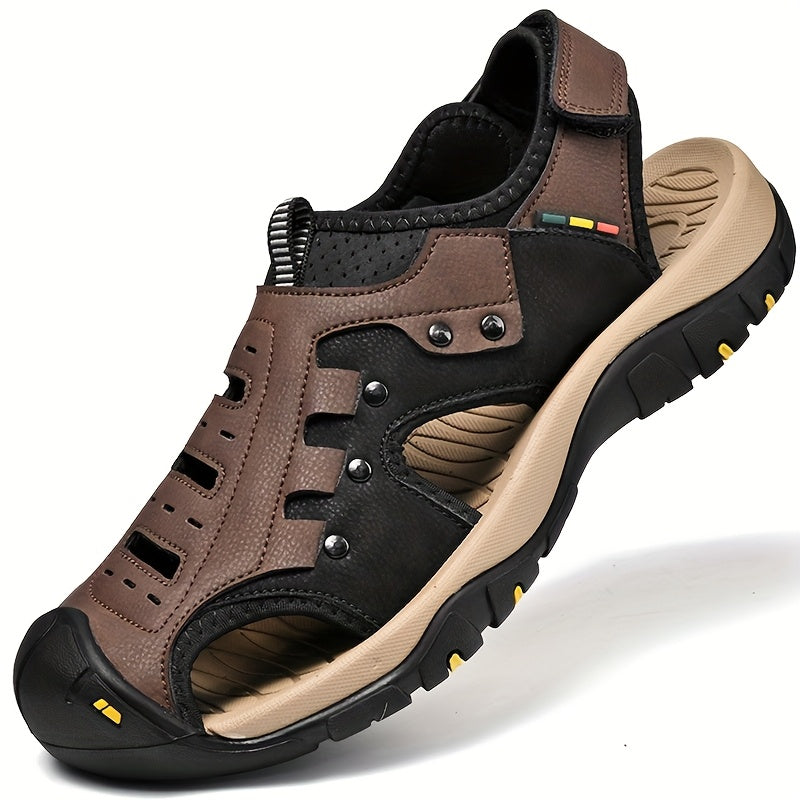 Women'S Black Brown Grey Sandals - Summer Hiking Slippers with Adjustable Closure, Rubber Sole, and Comfortable Upper Material for Casual Outdoor Wear, Strappy Sandals