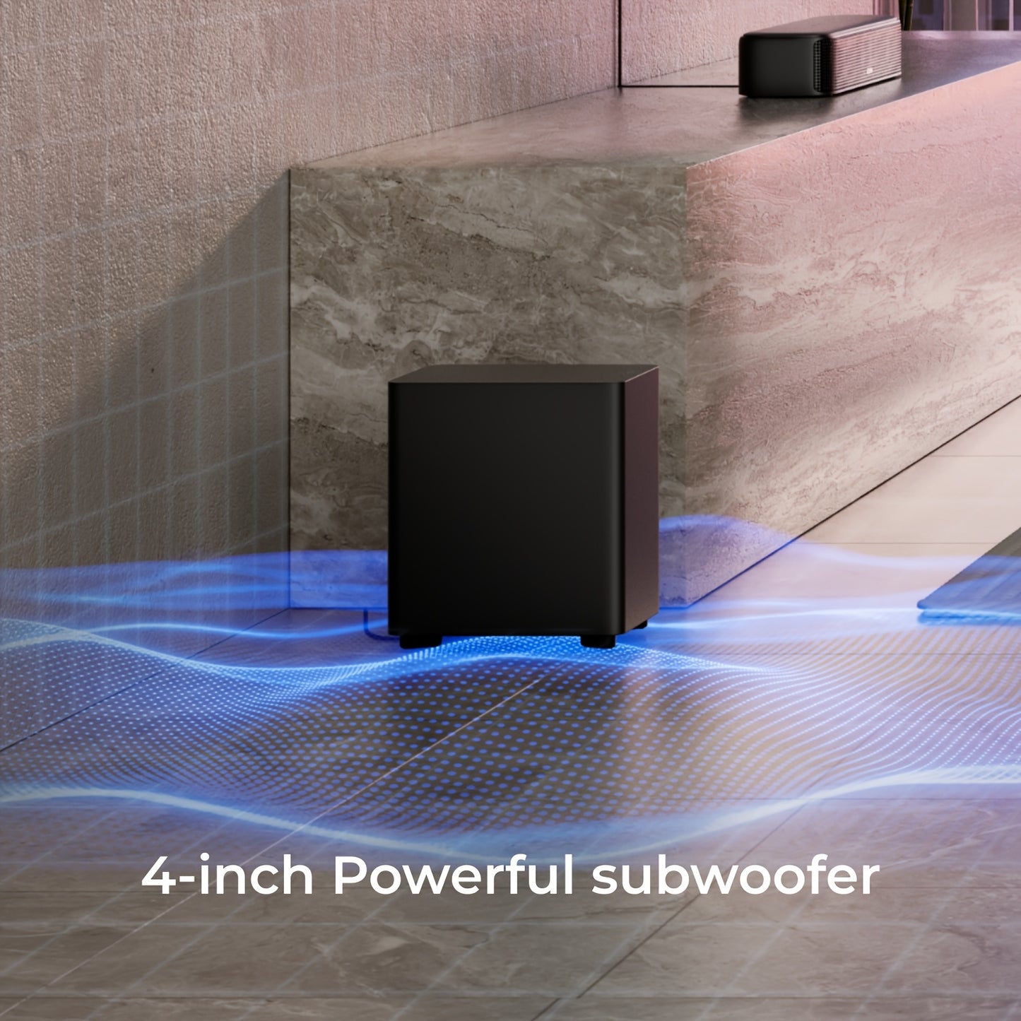 ULTIMEA 5.1ch Sound Bar with Atmos, Surround Sound System for TV, Home Theater Sound System, 2 Surround Speakers with Subwoofer, App Control, 121 EQ Presets, CEC Sync, Bass Boost, Bluetooth 5.3, HD EARC/Opt/AUX, Wired Sound B