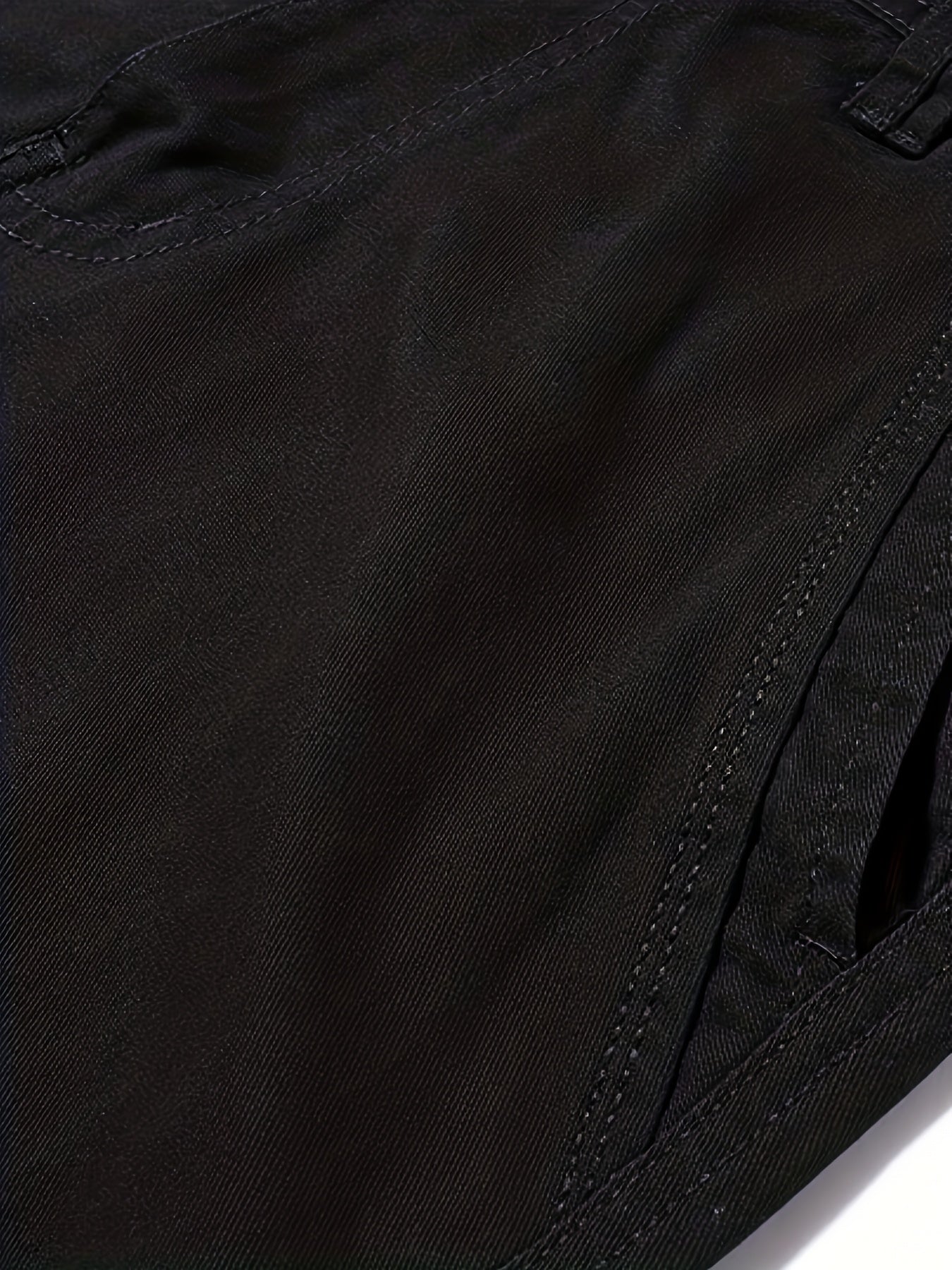 Two-Piece Set, Men's Solid Color Outdoor Casual Comfortable Breathable Multi-Pocket Cargo Shorts