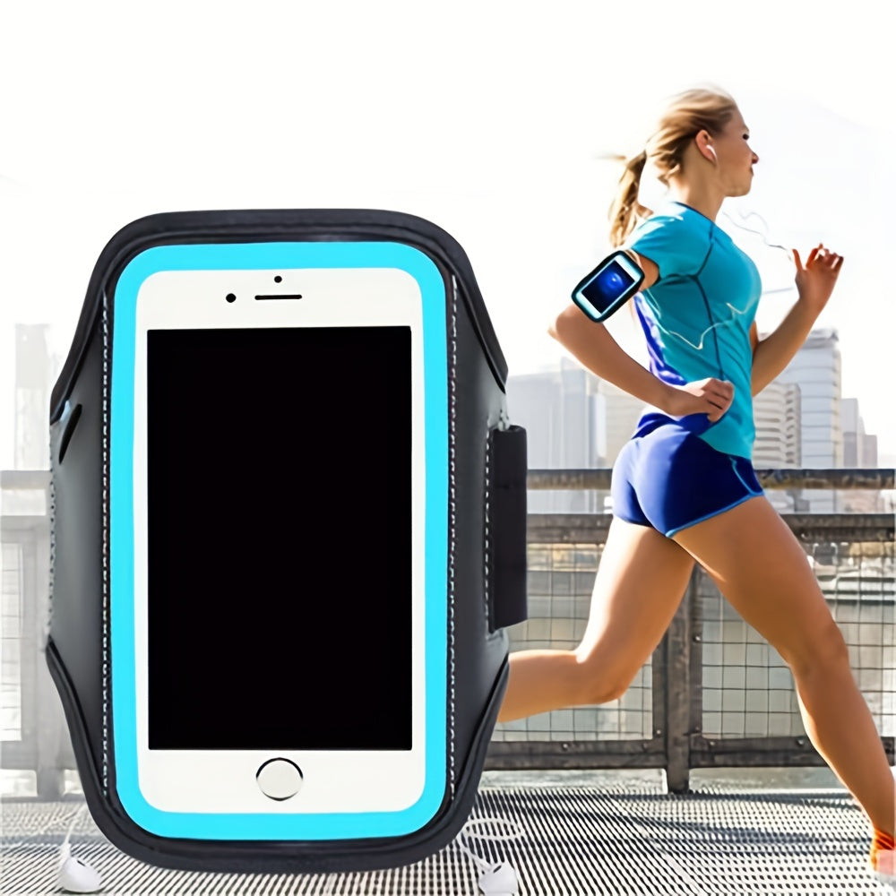 1pc Outdoor Sports Arm Bag for Touch Screen Mobile Phones - Fits 3-6 Inch Smartphones, Perfect for Running and Fitness Activities