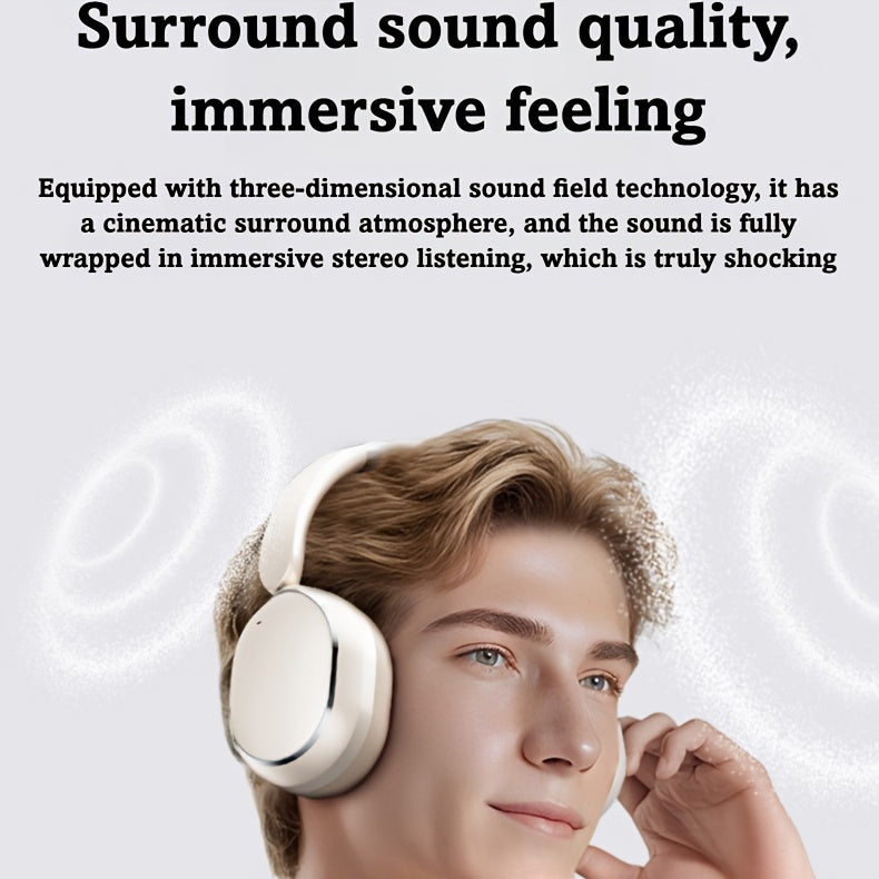 Philips Wireless Bluetooth Headphones, Over-Ear Wireless Headphones, ANC Hybrid Active Noise Cancelling Headphones, HiFi Surround Sound Over-Ear Wireless Headphones, for iPhone and Android, 80 Hours of Playtime, with Five ENC