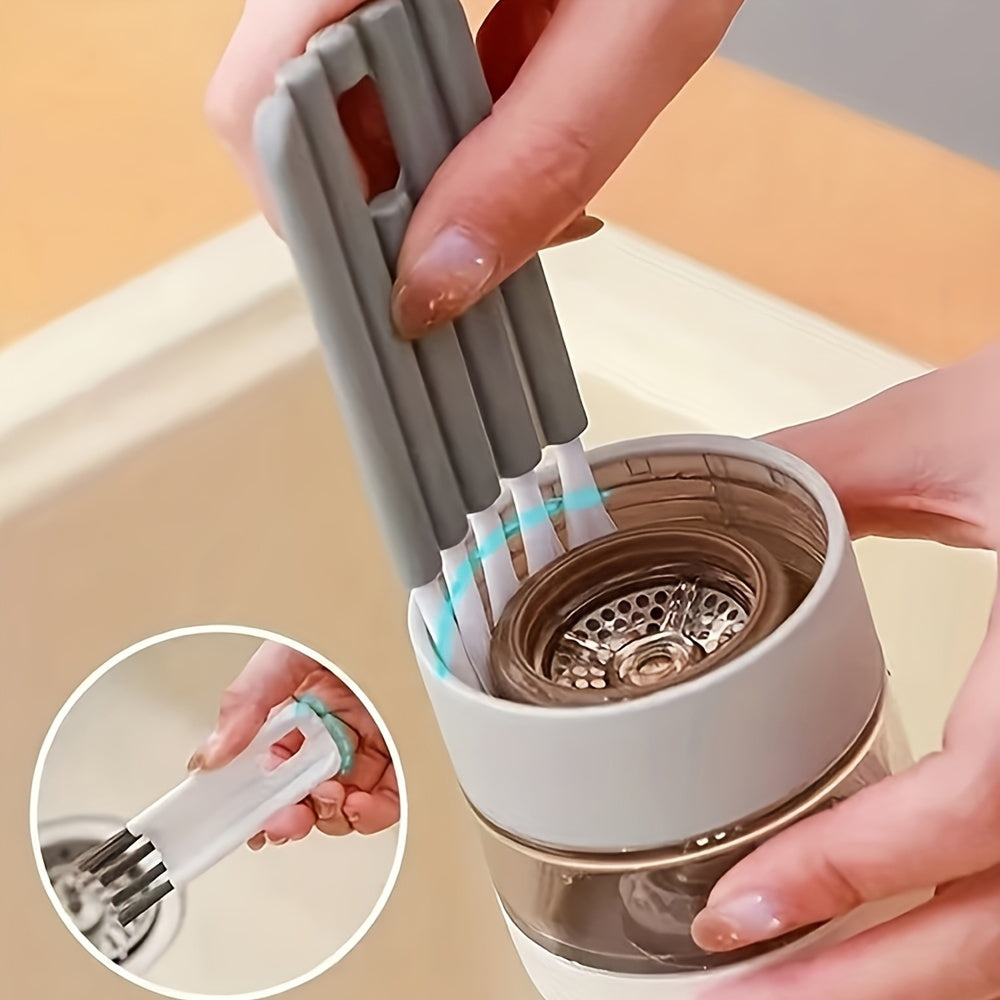 1/2pcs, Mini Cleaning Brush, Crevice Cleaning Soft Brush, Keyboard Cleaner, Keyboard Cleaning Brushes, Mini Cup Glass Cover Cleaning Brush, Bottle Cleaning Brush, Multifunctional Computer Cleaning Tool, Edge And Crevice Clean