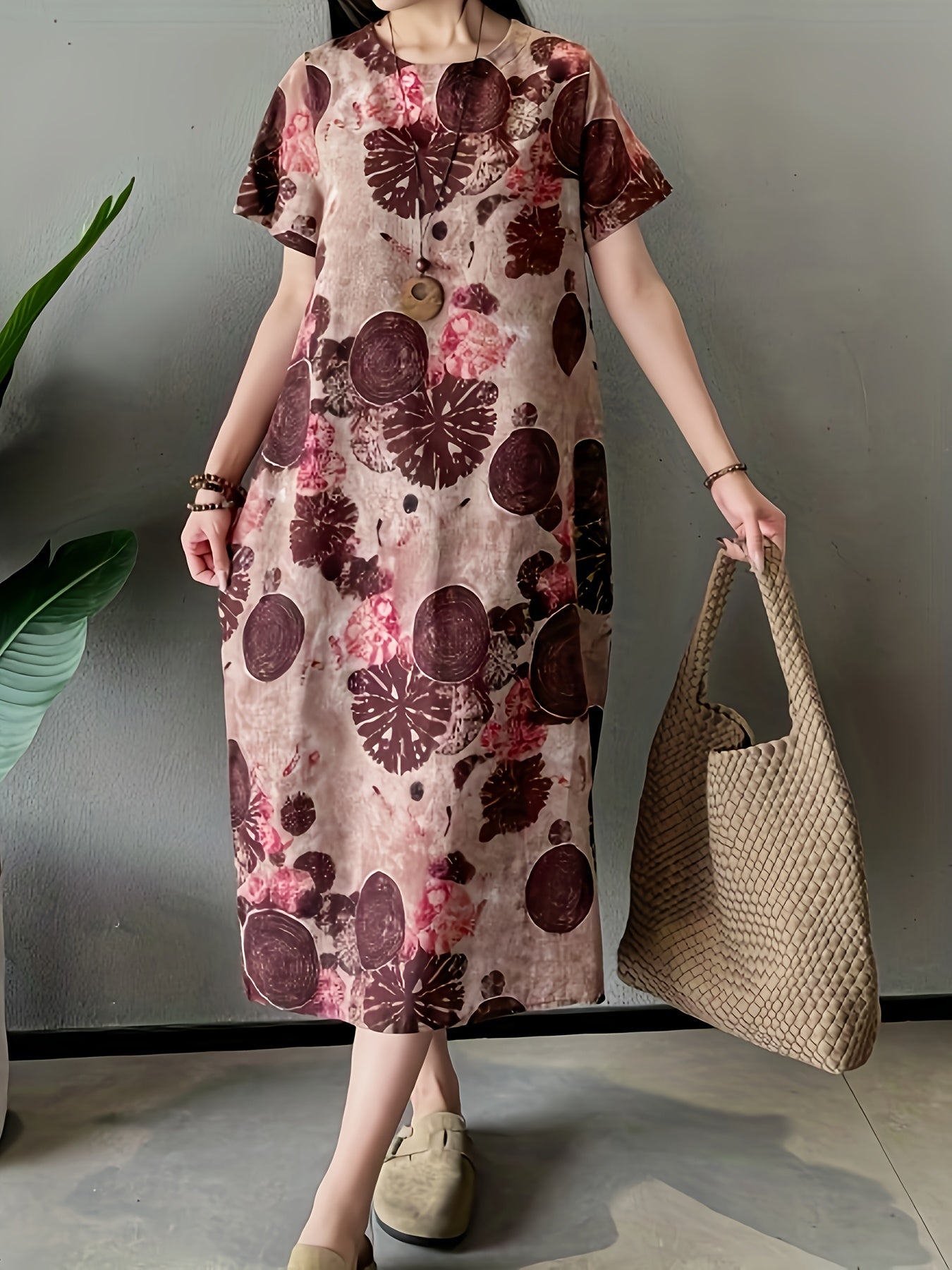 Graceful Linen Dress