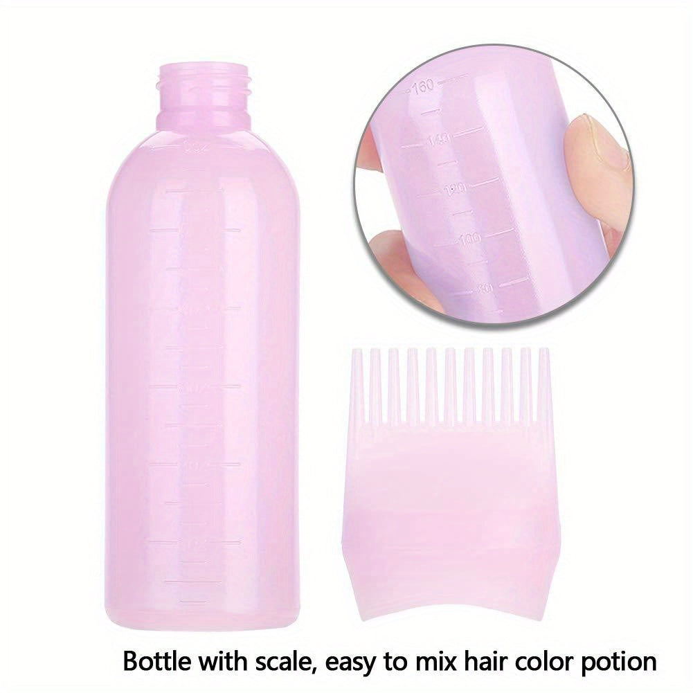 120ml Hair Dyeing Bottle with Comb Shampoo and Applicator Tool - Easy and Precise Hair Color Application