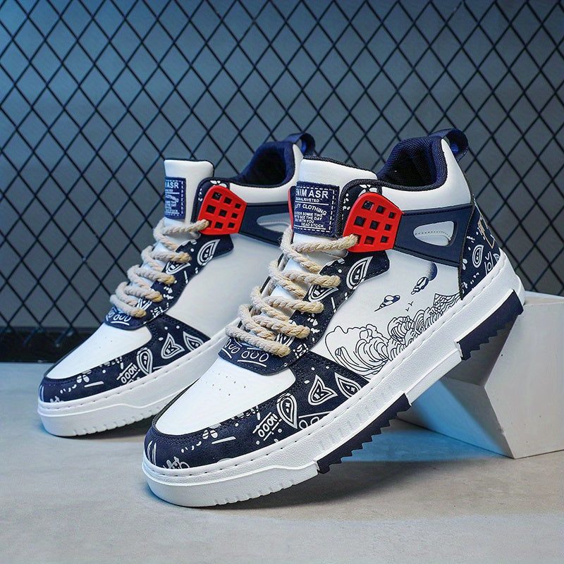 Men's Sneakers Trendy Lightweight Comfy Walking Skate Shoes Spring Summer Autumn And Winter, For Halloween
