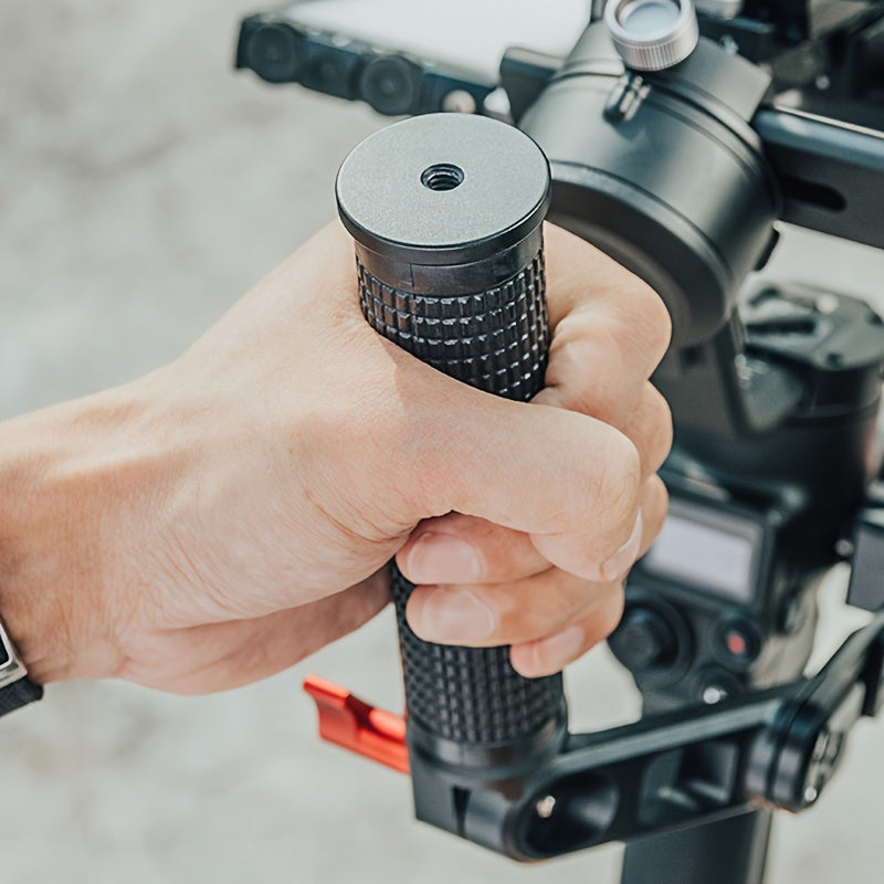 MINIFOCUS Handheld Gimbal Stabilizer Grip with NATO Clamp, Aluminum Alloy Camera Accessory, Expandable Multi-Function Mount, Adjustable Angle for DJI RS4/RS4 PRO/Ronin RS3 Mini/RS3/RS3 Pro/RS 2/RSC2 Gimbal Handle