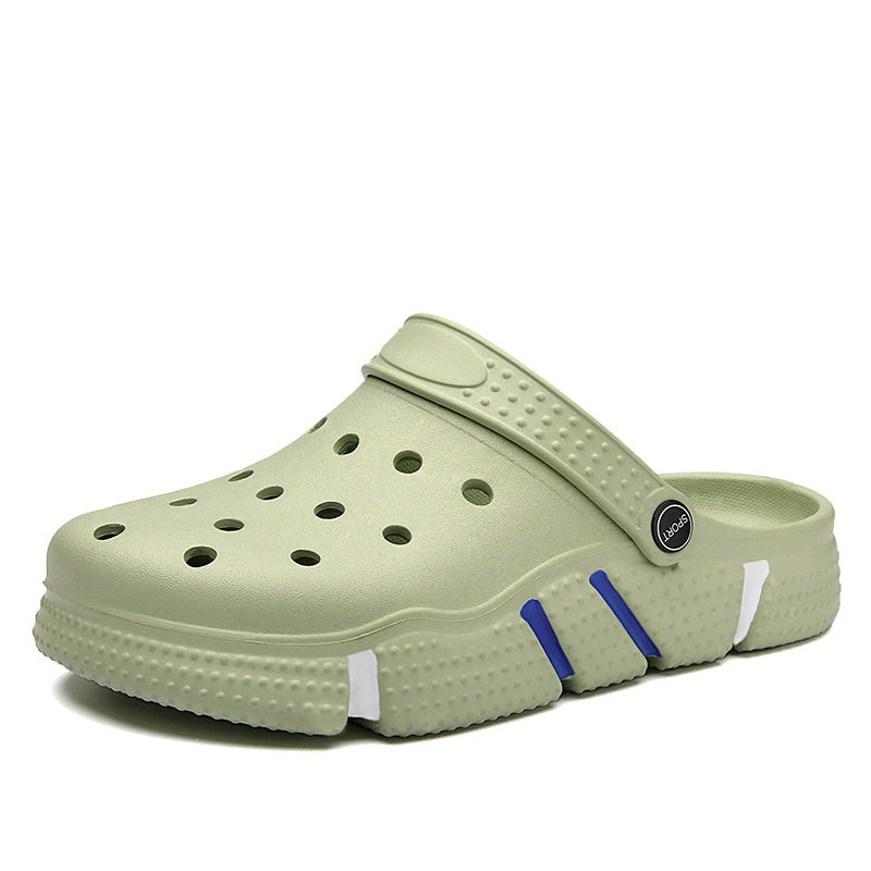 Unisex Clogs, Garden Shoes, Lightweight Non Slip Slides Slippers, Casual Hollow Out Beach Sandals, adult's footwear