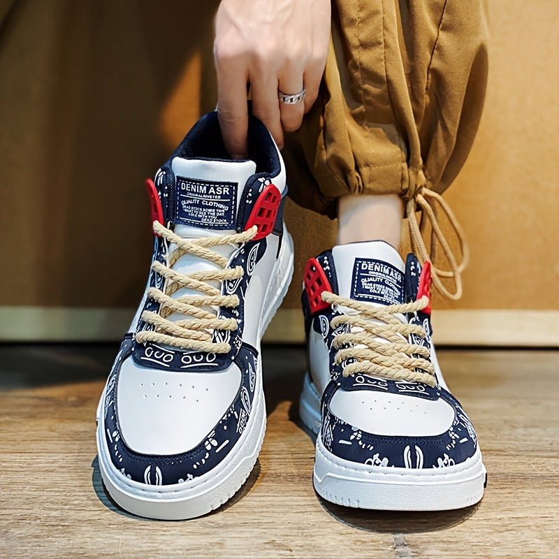 Men's Sneakers Trendy Lightweight Comfy Walking Skate Shoes Spring Summer Autumn And Winter, For Halloween