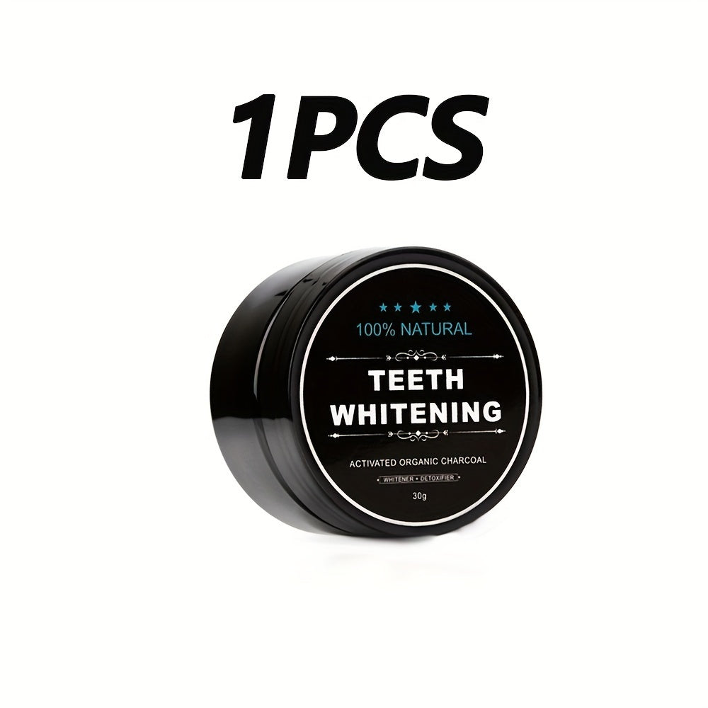 100% Natural Activated Organic Charcoal Teeth Whitening Powder - Deep Clean, Fresh Breath, Suitable for Daily Use