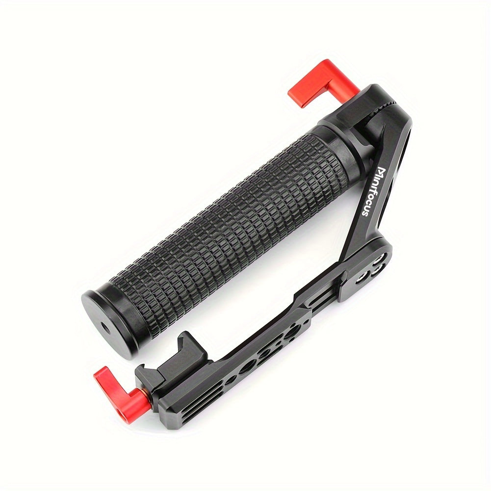 MINIFOCUS Handheld Gimbal Stabilizer Grip with NATO Clamp, Aluminum Alloy Camera Accessory, Expandable Multi-Function Mount, Adjustable Angle for DJI RS4/RS4 PRO/Ronin RS3 Mini/RS3/RS3 Pro/RS 2/RSC2 Gimbal Handle