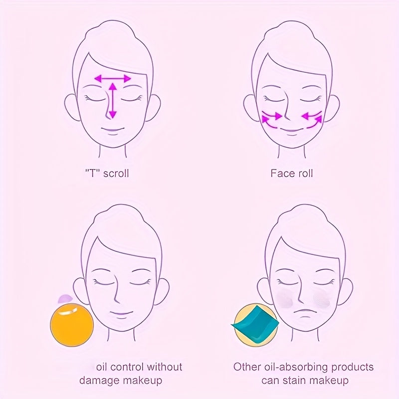 Face Oil Absorbing Roller Facial Pore Cleaning Oil Removing Massage Stick Makeup Face Skin Care Tool