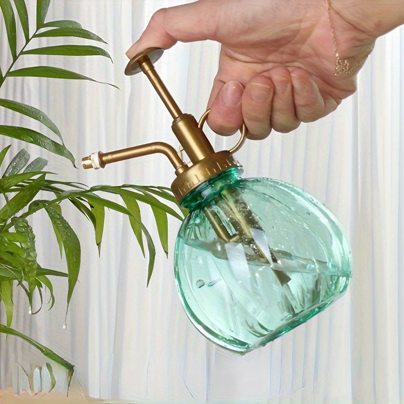 1pc, Watering Flower Bottle Pumpkin Mist Sprayer Watering Pot Spray Bottle Plants Sprinkler Pot For Garden Watering Pots Tools, Adjustable Watering Pot, Household Potted Plant Watering Tool, Spray Bottle For Garden Outdoor Ya