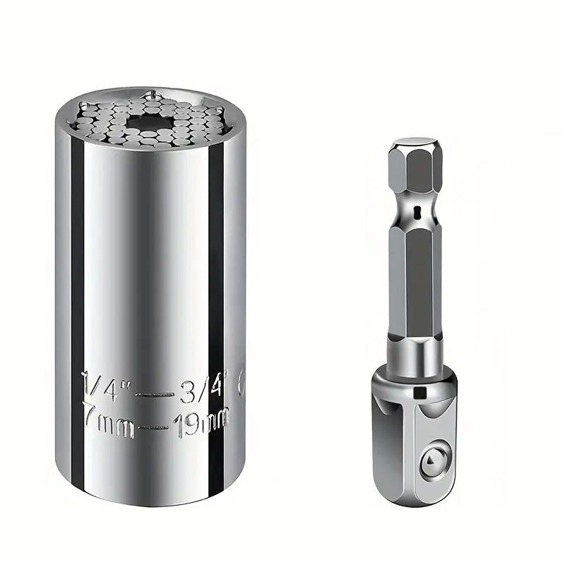 Universal Torque Wrench 7-19mm Hexagonal Multi-functional Universal Socket