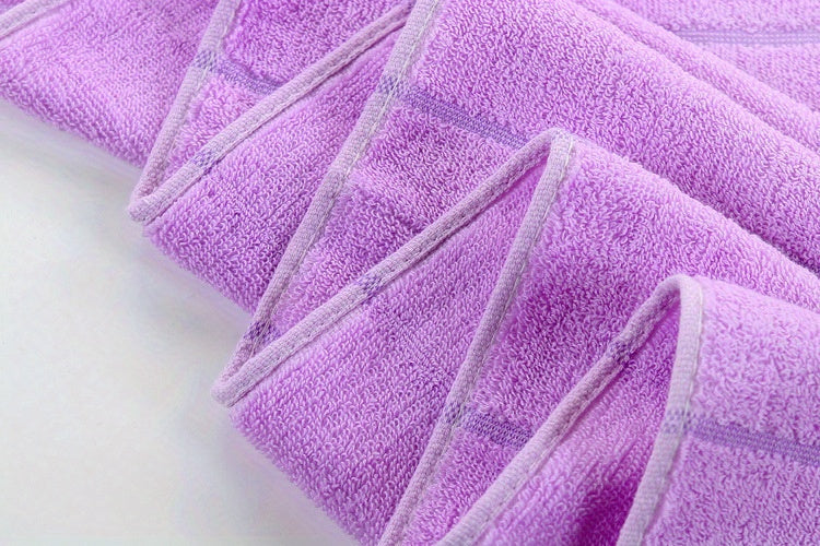 3pcs Lavender Pattern Towels Set, Including Bath Towel 70.0*140.0cm, 2 Face Towels 34.01*73.99cm, Bathroom Comfortable Soft Fabric Towels, Bathroom Supplies