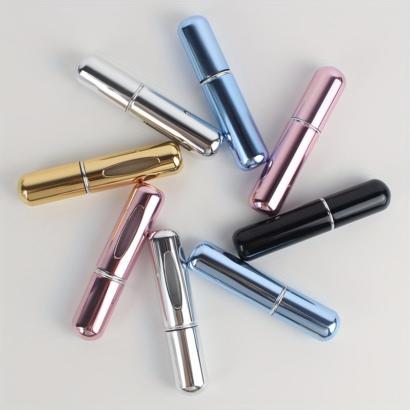 5pcs Mini Perfume Atomizer: Portable, Refillable, and Travel-Friendly Fragrance Bottles - 5ml