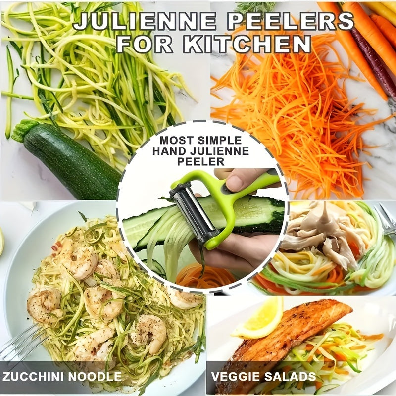1pc, 3in1 Peeler, Fruit Peeler, Kitchen Vegetable Peeler, Potato Peeler, Vegetable Graters, Fruit Grater, Shredder, Multifunctional Vegetable Cutter, Melon Planer, Fruit Skin Scraper, Kitchen Tools, Kitchen Gadgets, Dorm Esse