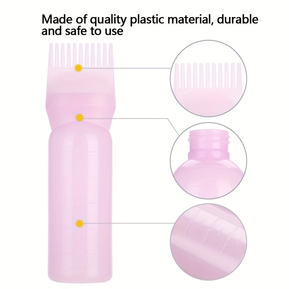 120ml Hair Dyeing Bottle with Comb Shampoo and Applicator Tool - Easy and Precise Hair Color Application