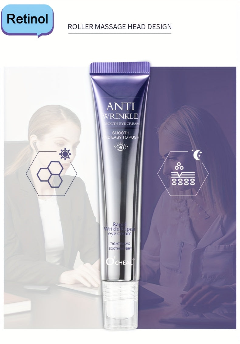 Smoothes Winkles Rolling Eye Cream, Firming And Tightening Skin Eye Essence, Eye Care Cream