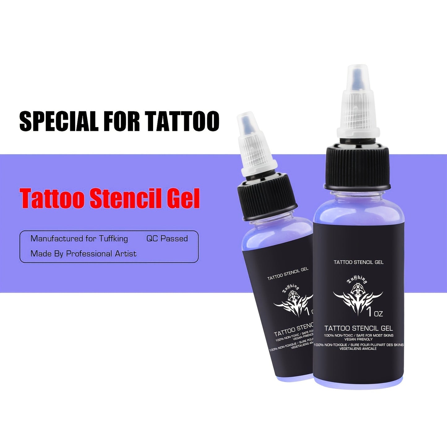 Tattoo Transfer Gel Tattoo Design Transfer Cream Gel, Professional Stencil Primer Tattoo Skin Solution Gel For Tattoo Supplies Accessories