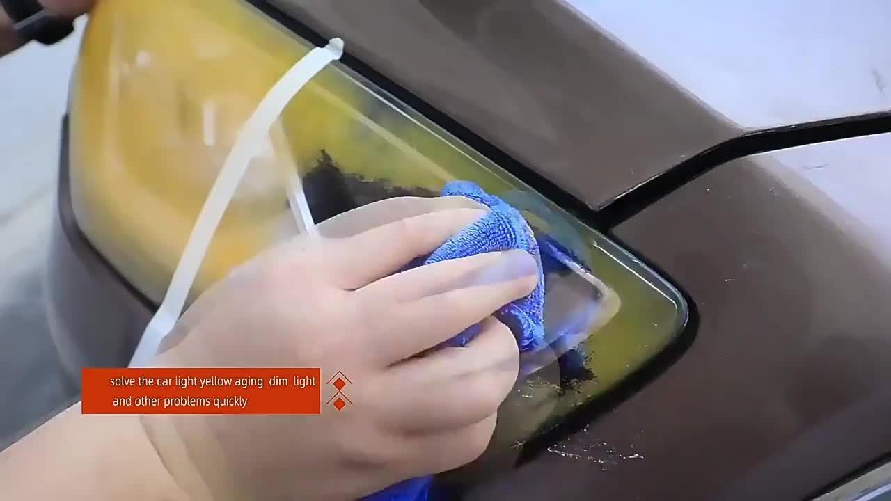 50ml Ceramic Headlight Restoration Spray, Premium Car Headlight Repair Tool - Remove Yellowing and Oxidation, Restore Clarity, Long-lasting Light Coating Protective Spray
