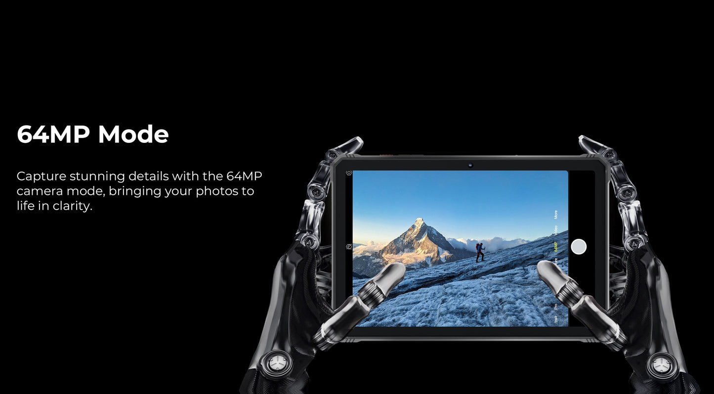 The HOTWAV R9 Ultra Is A Rugged Tablet with An 11-inch HD+ 120Hz Display, Android 15, 24 (8+16)GB RAM And 512 (expandable to 2TB)GB ROM, 64MP+16MP, 20MP Night Vision Cameras, 20080mAh Battery, S713 Chip, Dual 5G SIM Cards, GP