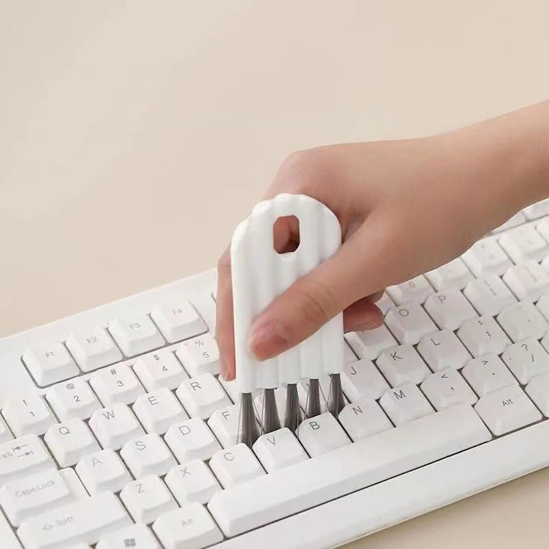 1/2pcs, Mini Cleaning Brush, Crevice Cleaning Soft Brush, Keyboard Cleaner, Keyboard Cleaning Brushes, Mini Cup Glass Cover Cleaning Brush, Bottle Cleaning Brush, Multifunctional Computer Cleaning Tool, Edge And Crevice Clean
