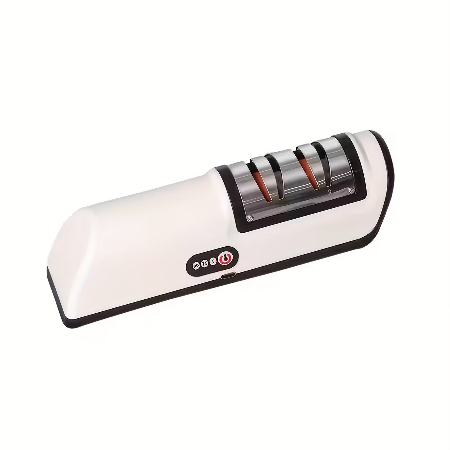 Electric Knife Sharpener - USB Rechargeable, 20° Precision Edge for Kitchen & Pocket Knives | Fast Sharpening & Polishing | Compatible with Chef Knives, Santoku, Ceramic, Slicing & Paring Knives,  Compact Design, Highquality
