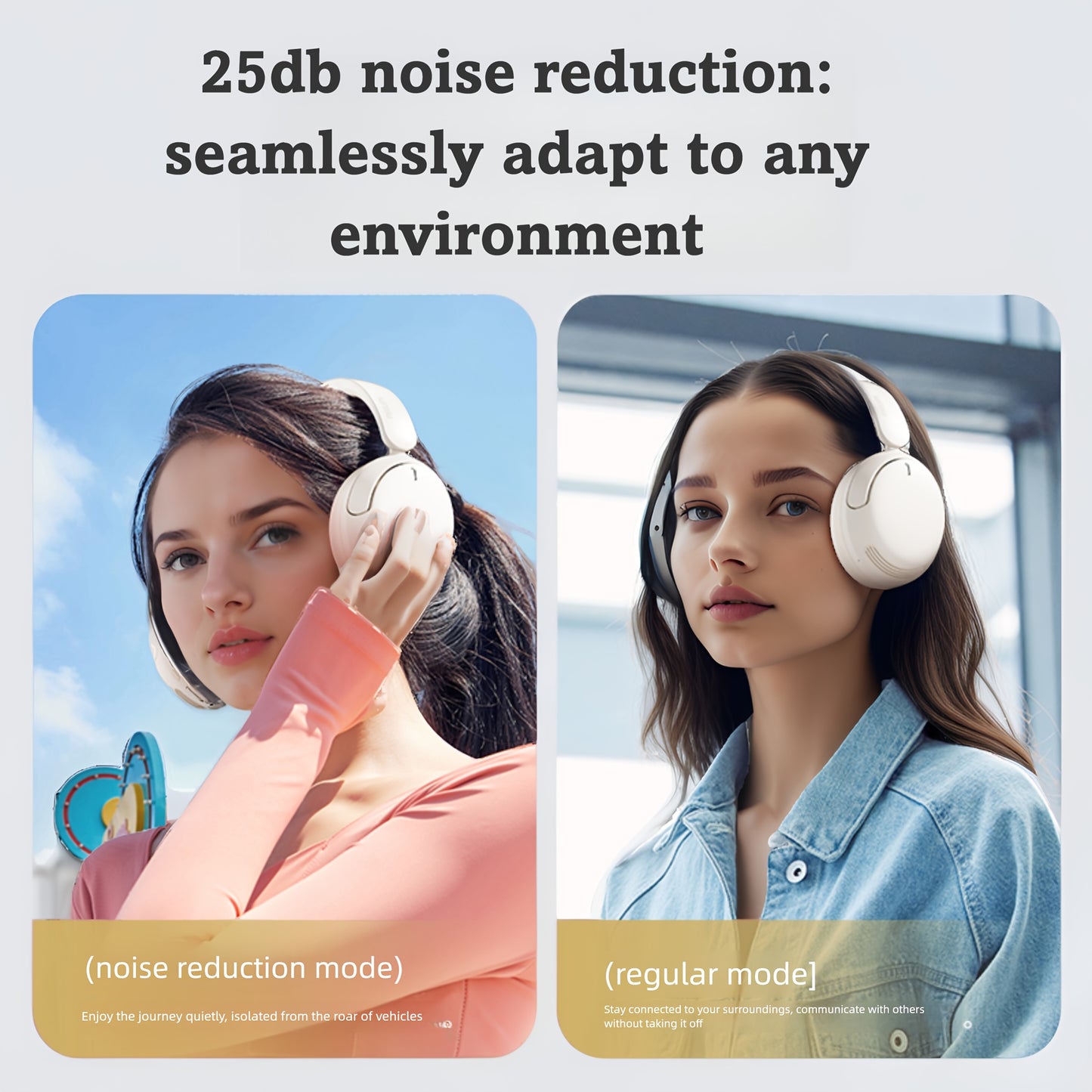 For Philips Wireless Over-Ear Headphones with ANC Noise Cancelling, 35-Hour Playtime, Foldable & Lightweight BT 5.4, USB-C Charging, High-Resolution Audio, Microphone, Heavy Bass - Ideal For Travel, Office, Mobile Phone, Comp