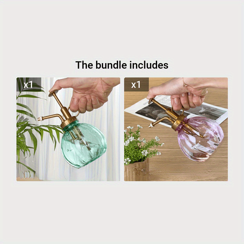 1pc, Watering Flower Bottle Pumpkin Mist Sprayer Watering Pot Spray Bottle Plants Sprinkler Pot For Garden Watering Pots Tools, Adjustable Watering Pot, Household Potted Plant Watering Tool, Spray Bottle For Garden Outdoor Ya