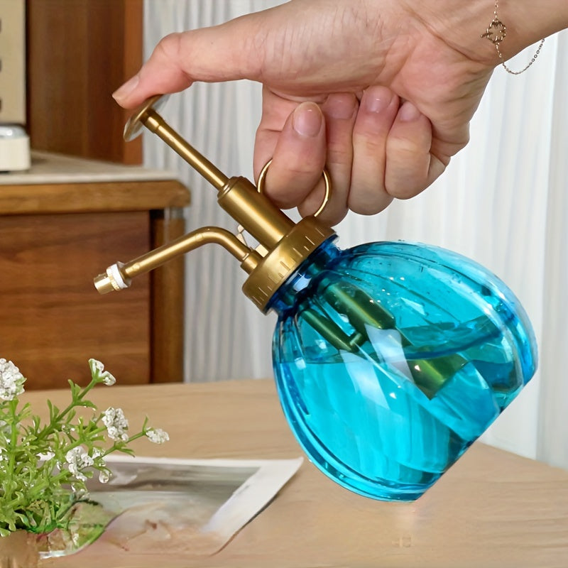 1pc, Watering Flower Bottle Pumpkin Mist Sprayer Watering Pot Spray Bottle Plants Sprinkler Pot For Garden Watering Pots Tools, Adjustable Watering Pot, Household Potted Plant Watering Tool, Spray Bottle For Garden Outdoor Ya