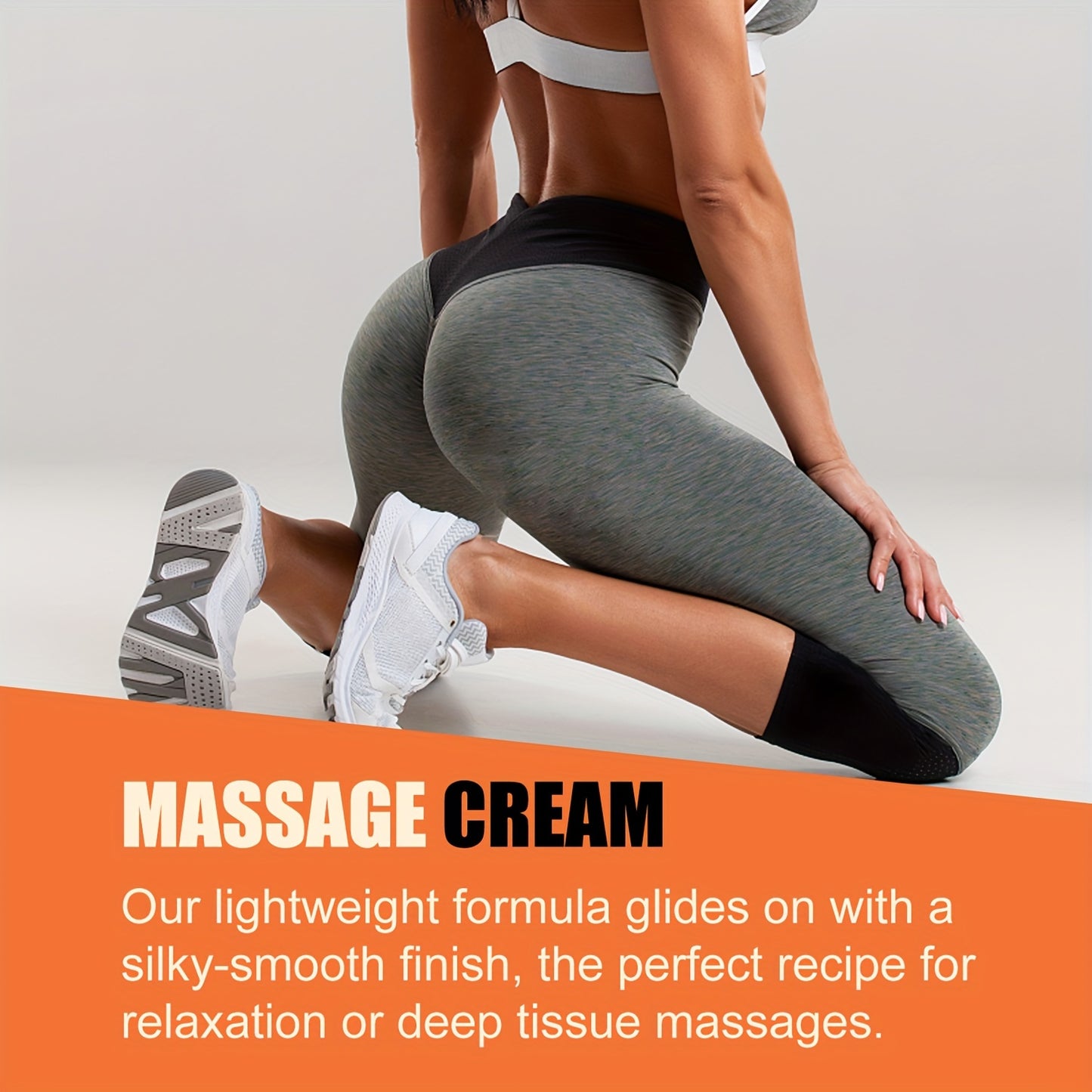 Brazilian Bum Bum Cream With Lemon Vanilla Scent - 2-in-1 Massage Cream And Massage Lotion - Non-Greasy Skin Tightening Cream For Firm Butt, Belly & Thighs With Collagen And Caffeine - 50g