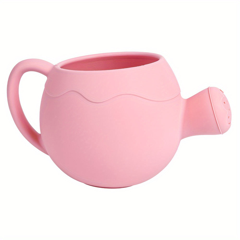 Silicone Watering Can Toys ( Lightweight with Handle) Easy to Grasp for Youngsters - Perfect for Bathing, Beach and Garden Play, Sprinkler Toy to Play with, Beach Gardening Toys, Safe and Fun Water Play Toys for Youngsters En