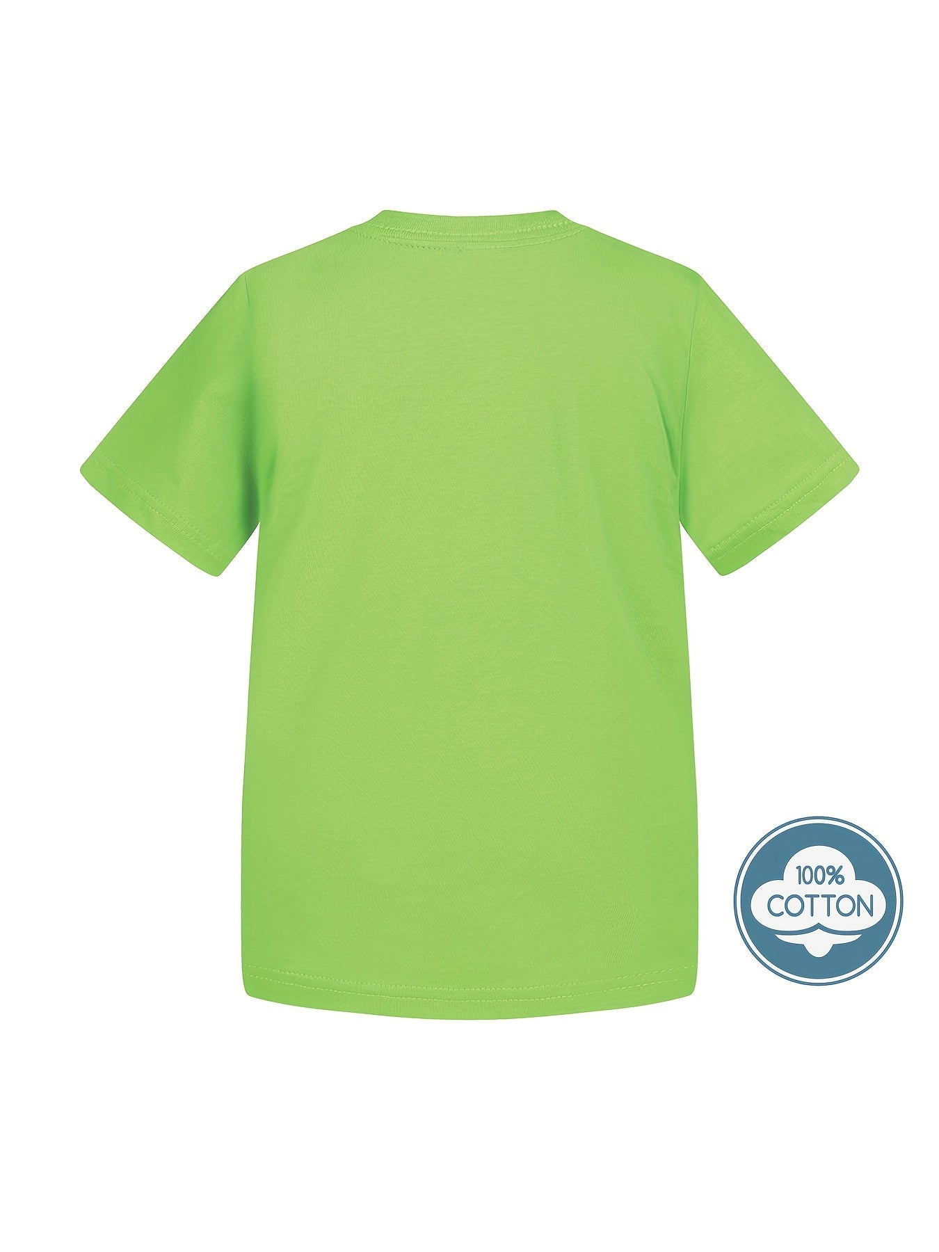 Kid's Solid Color T-shirt, Casual Short Sleeve Top, Boy's Tee For Summer